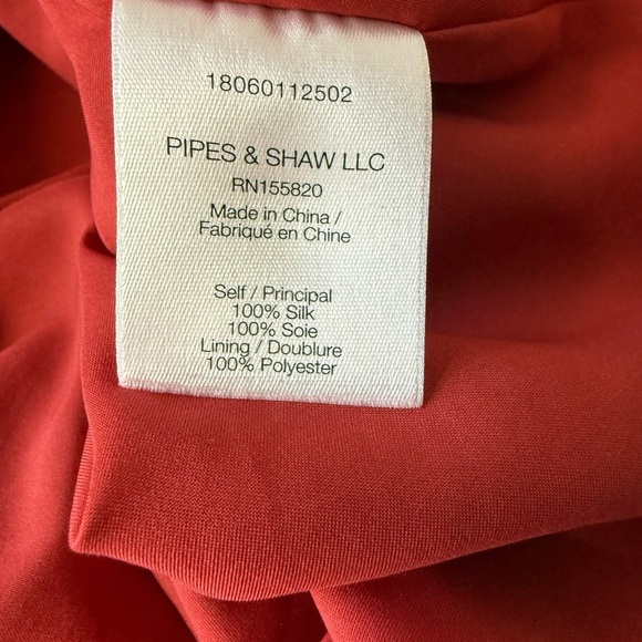 Veronica Bears Floral Red Long Sleeve Marion Dress. Size 4 - Picture 13 of 16